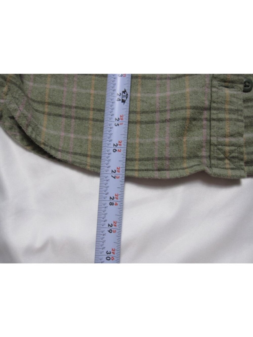 REI Co-op Men Sz L Flannel Shirt Plaid Button Cabincore Gorpcore Hiking (M188) - Picture 4 of 6